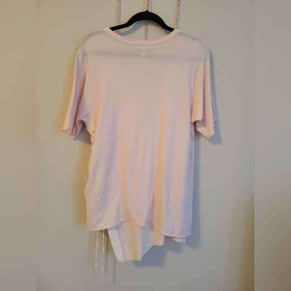 NSF LT.PINK TIE SIDE TEE size small - Picture 2 of 11